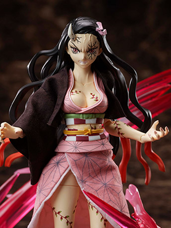 Demon Slayer: Kimetsu no Yaiba BUZZmod. Nezuko Kamado (Demon Advancing Ver.) 1/12 Scale Limited Edition Action Figure Gallery Image 2