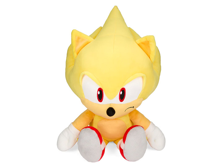 Sonic The Hedgehog HugMe Super Sonic 16" Shake Action Plush Gallery Image 1