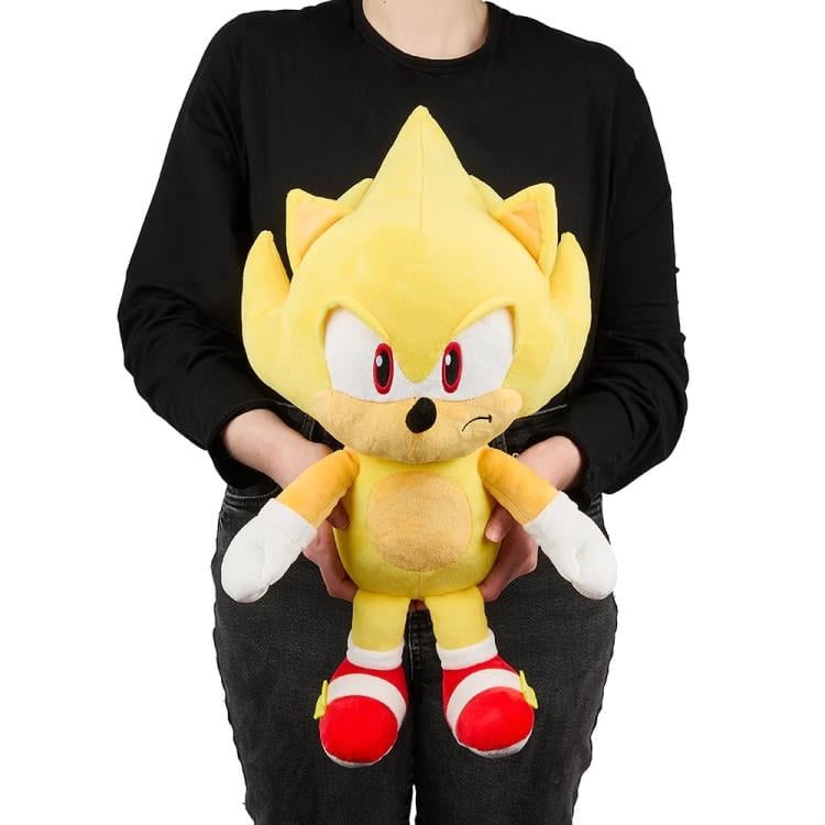 Sonic The Hedgehog HugMe Super Sonic 16" Shake Action Plush Gallery Image 8