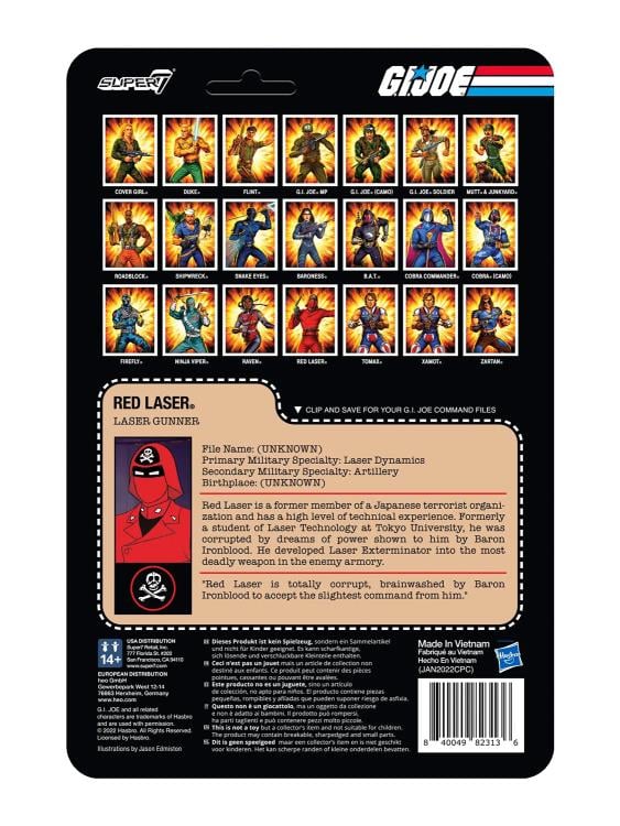 G.I. Joe ReAction Red Laser Figure Gallery Image 5