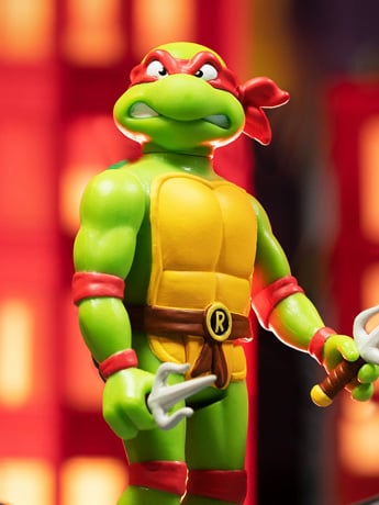 Teenage Mutant Ninja Turtles ReAction Toon Raphael Figure Gallery Image 2