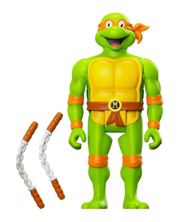 Teenage Mutant Ninja Turtles ReAction Toon Michelangelo Figure Gallery Image 4