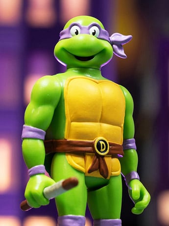 Teenage Mutant Ninja Turtles ReAction Toon Donatello Figure Gallery Image 2