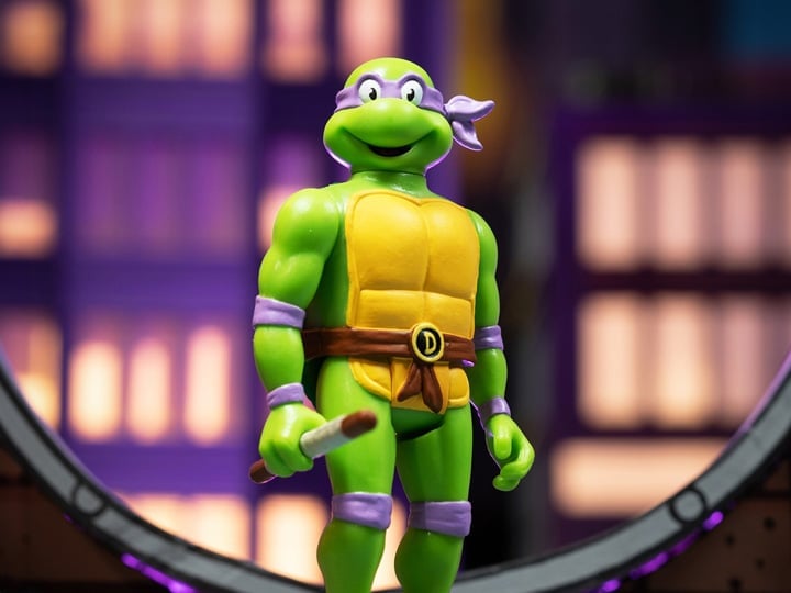 Teenage Mutant Ninja Turtles ReAction Toon Donatello Figure Gallery Image 1