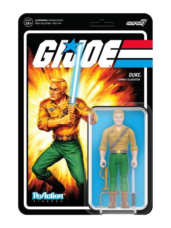 G.I. Joe ReAction Combat Gladiator Duke Figure Gallery Image 4