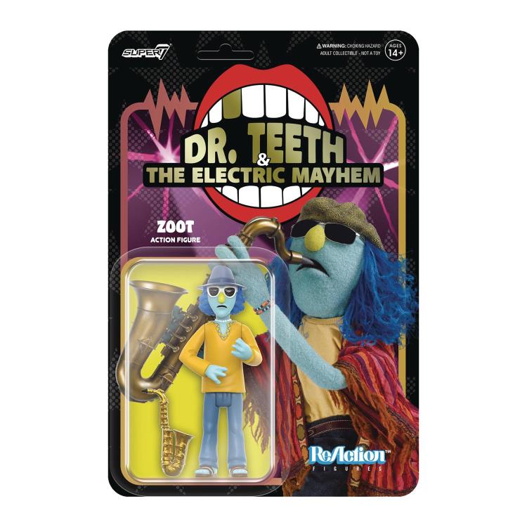 The Muppets ReAction Electric Mayhem Band Zoot Figure Gallery Image 4