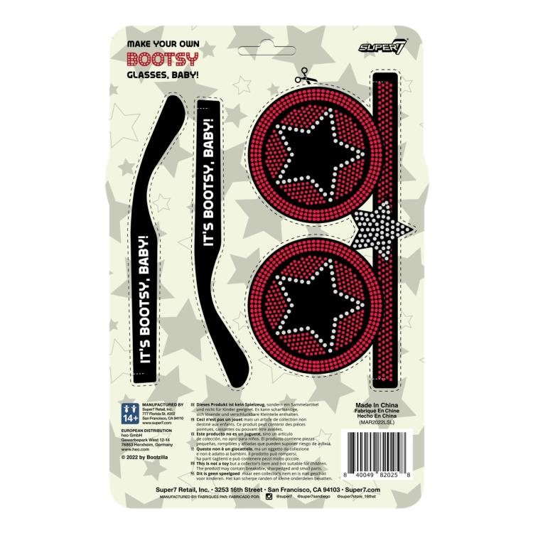 Bootsy Collins Reaction Figure (Red and White Ver.) Gallery Image 5