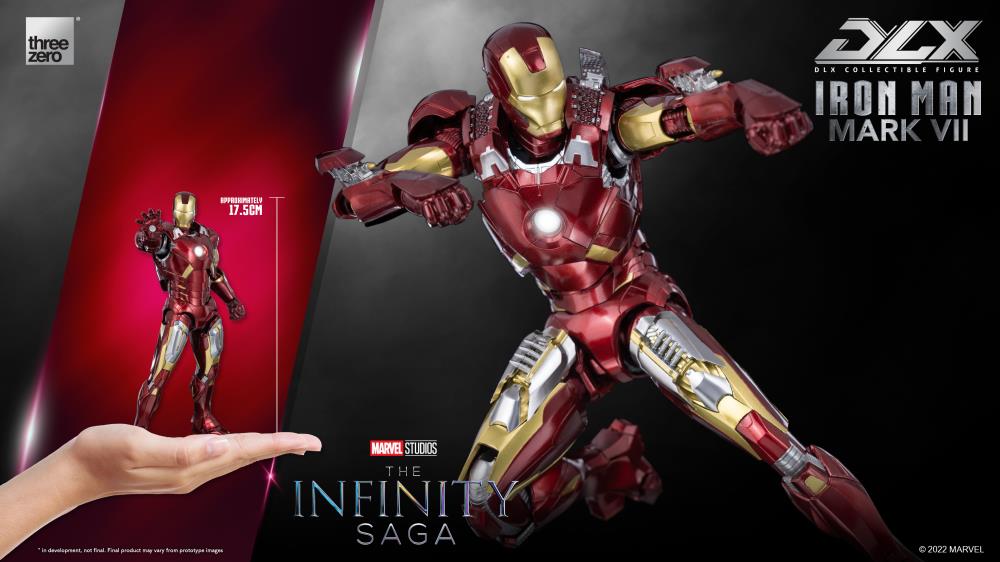 Avengers: The Infinity Saga DLX Iron Man Mark 7 1/12 Scale Action