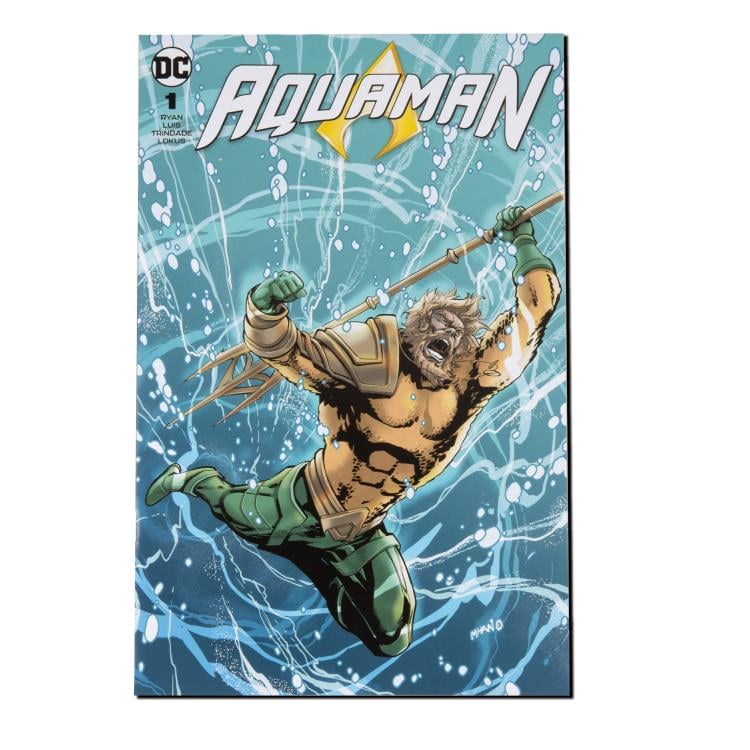 Aquaman Page Punchers Aquaman 7" Figure with Comic Gallery Image 11