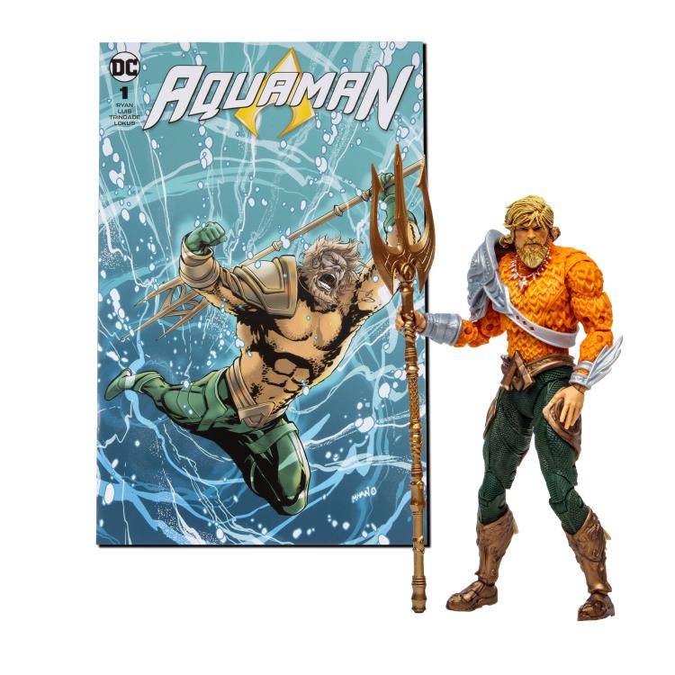 Aquaman Page Punchers Aquaman 7" Figure with Comic Gallery Image 10