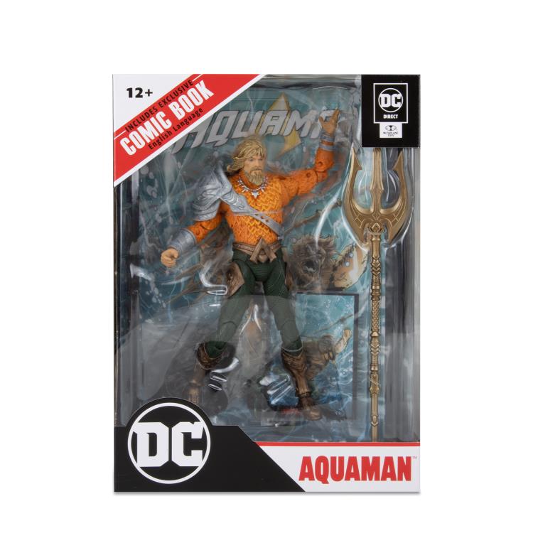Aquaman Page Punchers Aquaman 7" Figure with Comic Gallery Image 13
