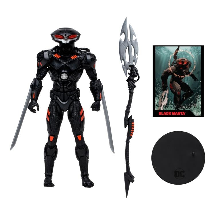 Aquaman Page Punchers Black Manta 7" Figure with Comic Gallery Image 9