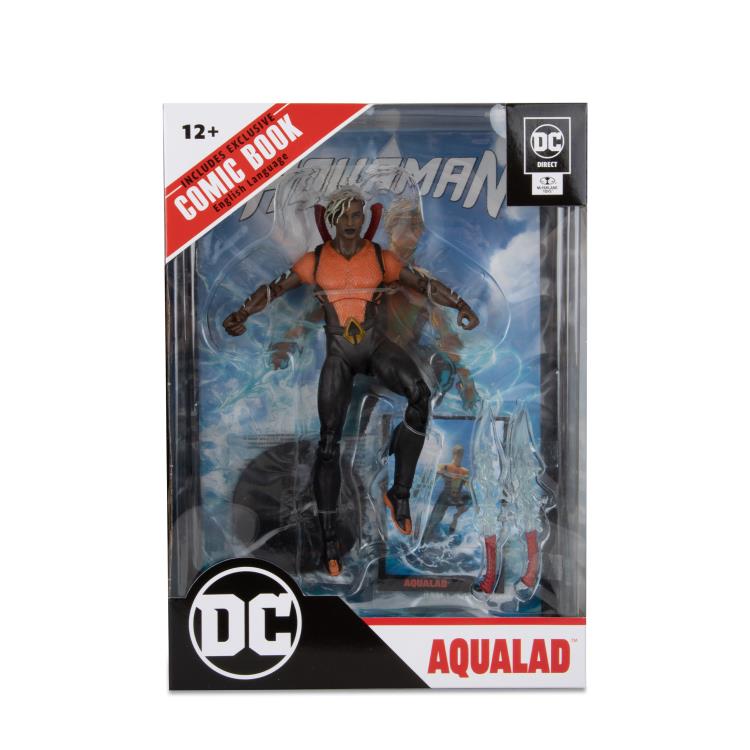 Aquaman Page Punchers Aqualad 7" Figure with Comic Gallery Image 13