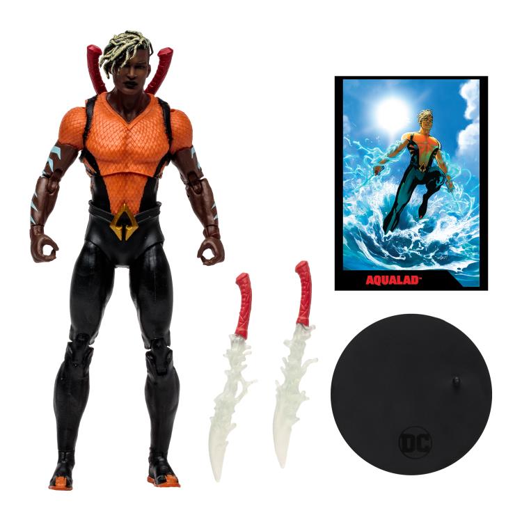 Aquaman Page Punchers Aqualad 7" Figure with Comic Gallery Image 9