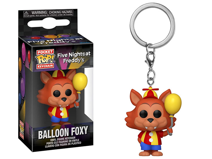 Pocket Pop! Keychain: Five Nights at Freddy's - Balloon Foxy Gallery Image 1
