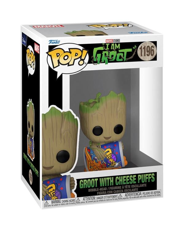 Pop! Marvel: I Am Groot - Groot with Cheese Puffs Gallery Image 4