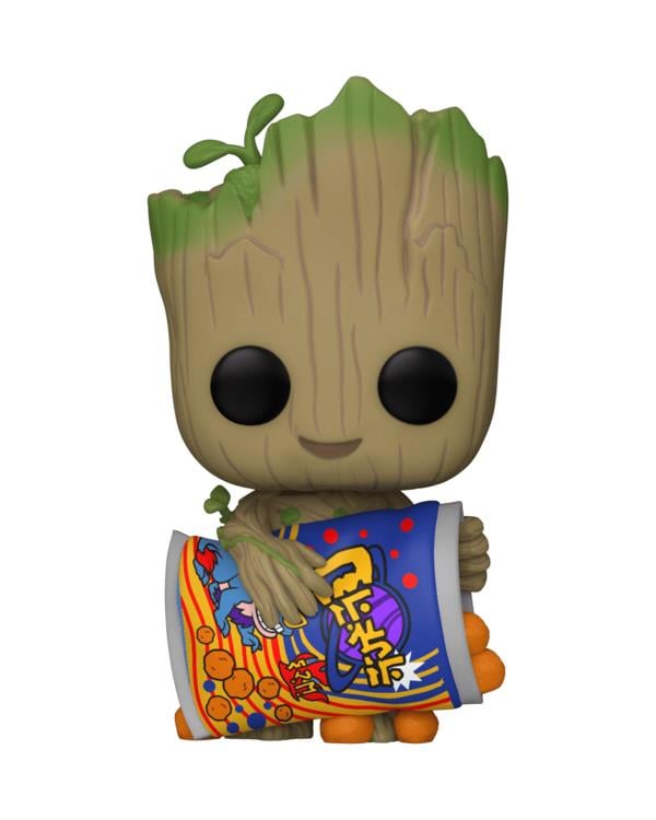 Pop! Marvel: I Am Groot - Groot with Cheese Puffs Gallery Image 3