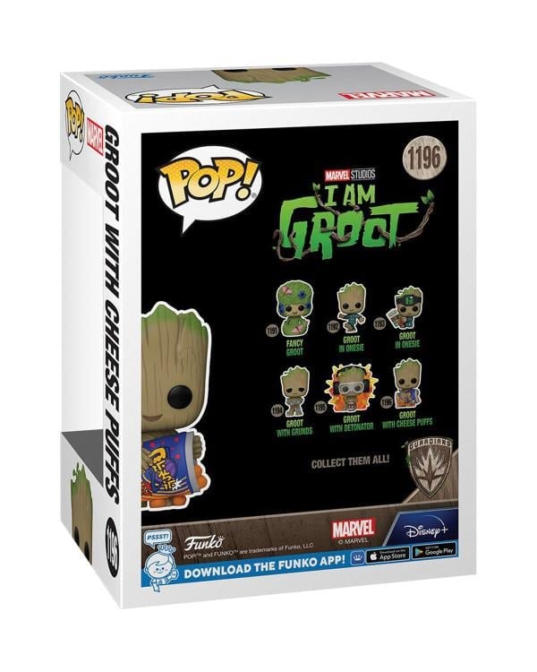 Pop! Marvel: I Am Groot - Groot with Cheese Puffs Gallery Image 5
