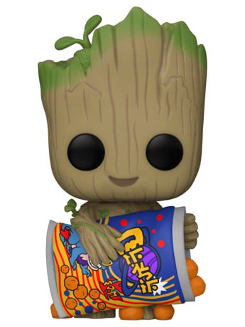 Pop! Marvel: I Am Groot - Groot with Cheese Puffs Gallery Image 2