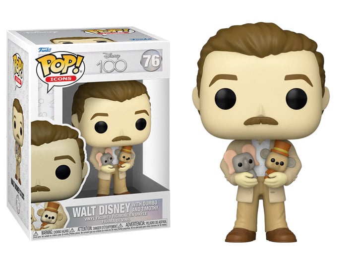 Pop! Icons: Disney: 100th Anniversary - Walt Disney with Dumbo and Timothy Gallery Image 1