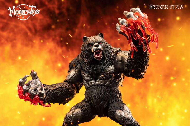 Steel Black Bear Action Figure (With Bonus Armor) Gallery Image 4
