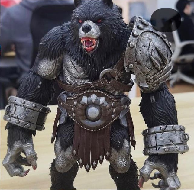 Steel Black Bear Action Figure (With Bonus Armor) Gallery Image 7