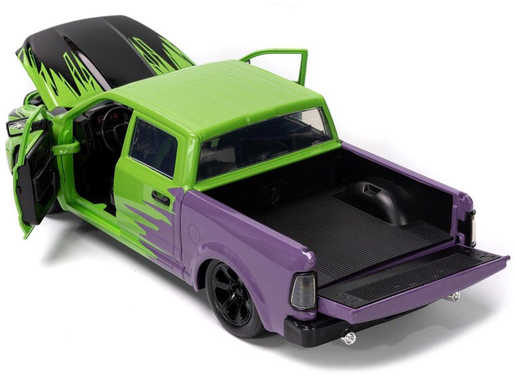 Marvel Avengers Hollywood Rides Diecast Hulk & 1/24 Scale 2014 Dodge Ram 1500 Gallery Image 7