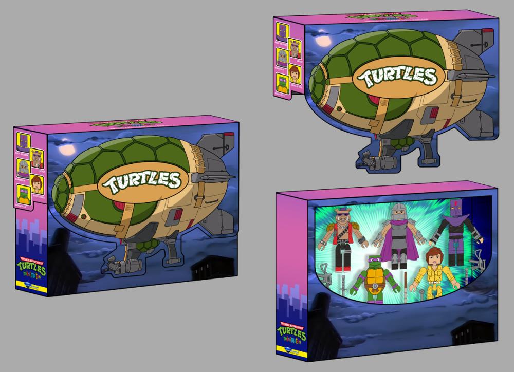 Teenage Mutant Ninja Turtles Minimates Turtle Blimp Limited Edition Box Set Gallery Image 8