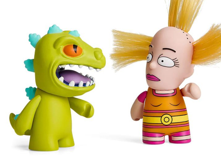 Rugrats Cynthia and Reptar 3" Vinyl Figure Two-Pack Gallery Image 1