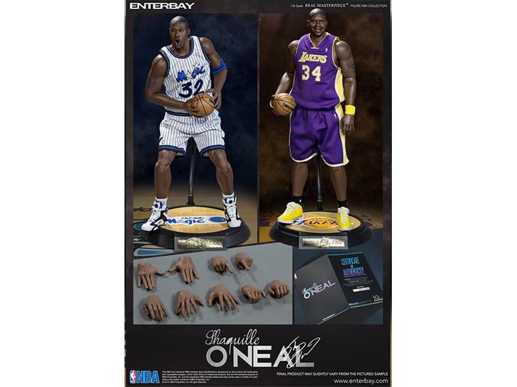 NBA Real Masterpiece Shaquille O'Neal 1/6 Scale Figures Two Pack