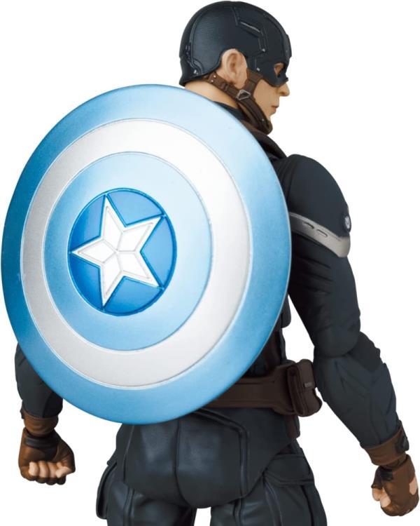 Captain America: The Winter Soldier MAFEX No.202 Captain America (Stealth Suit) Action Figure Gallery Image 8