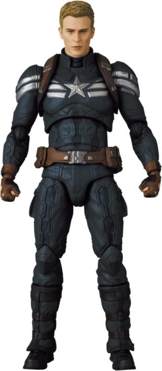 Captain America: The Winter Soldier MAFEX No.202 Captain America (Stealth Suit) Action Figure Gallery Image 3