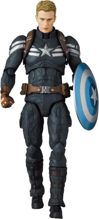 Captain America: The Winter Soldier MAFEX No.202 Captain America (Stealth Suit) Action Figure Gallery Image 4
