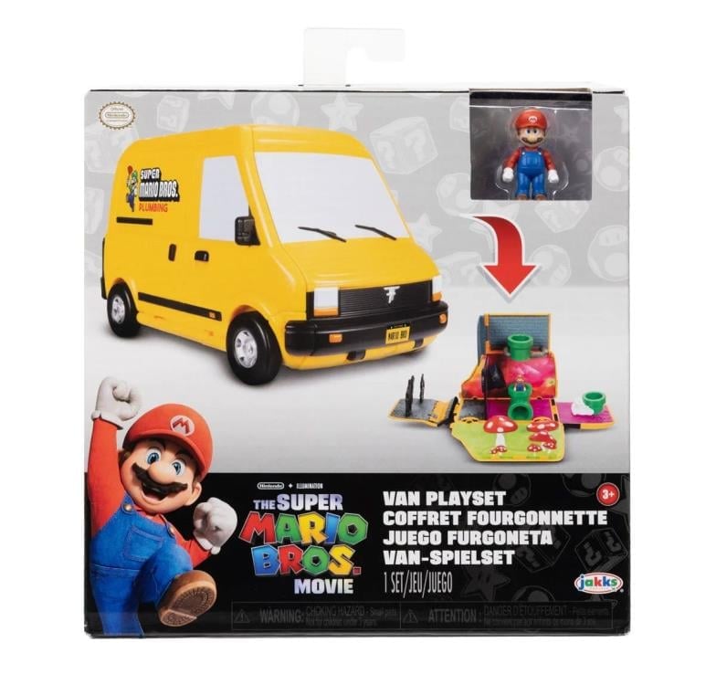 The Super Mario Bros. Movie Mini World Van Playset Gallery Image 5
