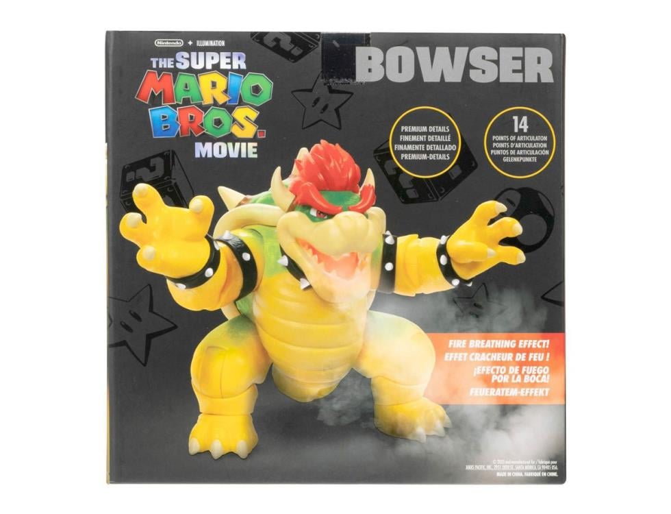 The Super Mario Bros. Movie Fire Breathing Bowser 7-Inch Scale Figure Gallery Image 6