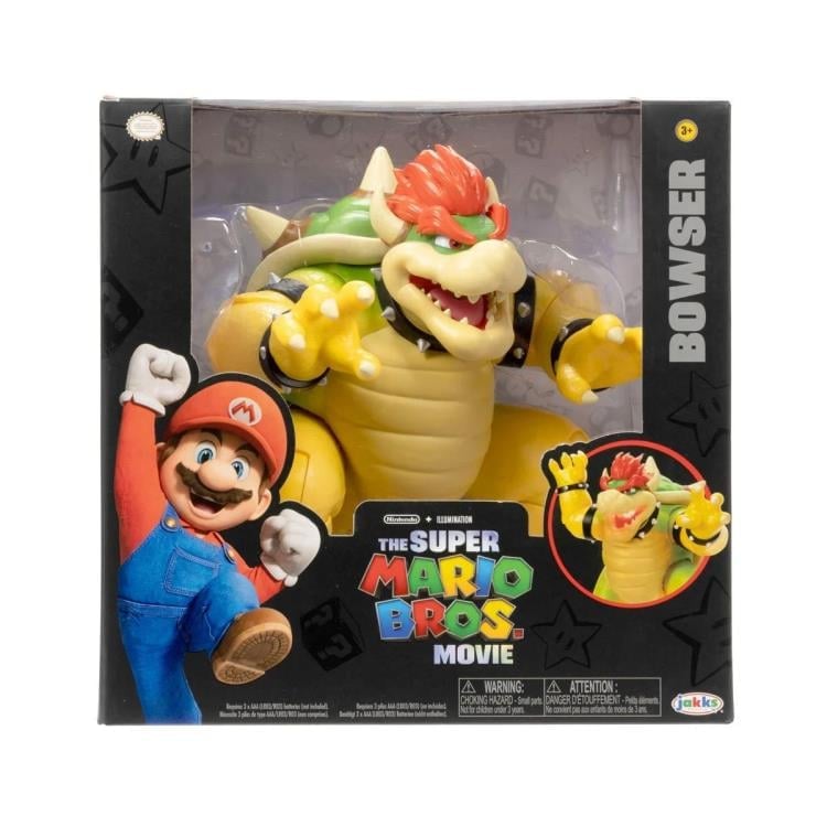 The Super Mario Bros. Movie Fire Breathing Bowser 7-Inch Scale Figure Gallery Image 5
