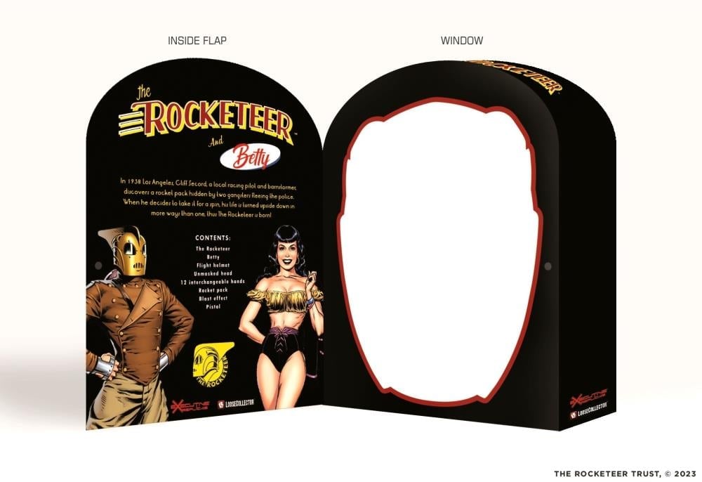 The Rocketeer & Betty Deluxe 1/12 Scale Figure Set Gallery Image 19