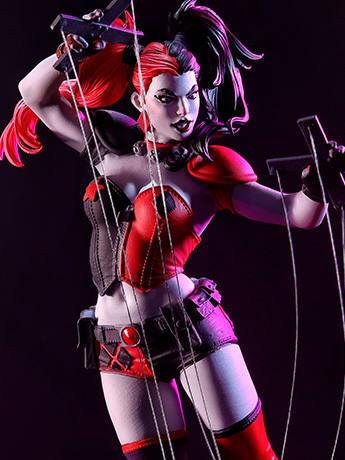DC Comics Red, White & Black Harley Quinn (Emanuela Lupacchino) 1/10 Scale Statue Gallery Image 2