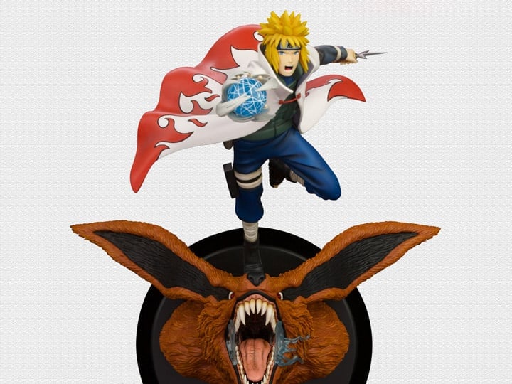 Naruto: Shippuden Minato vs. 9 Tailed Fox 1/8 Scale Limited Edition Wall Statue Gallery Image 1