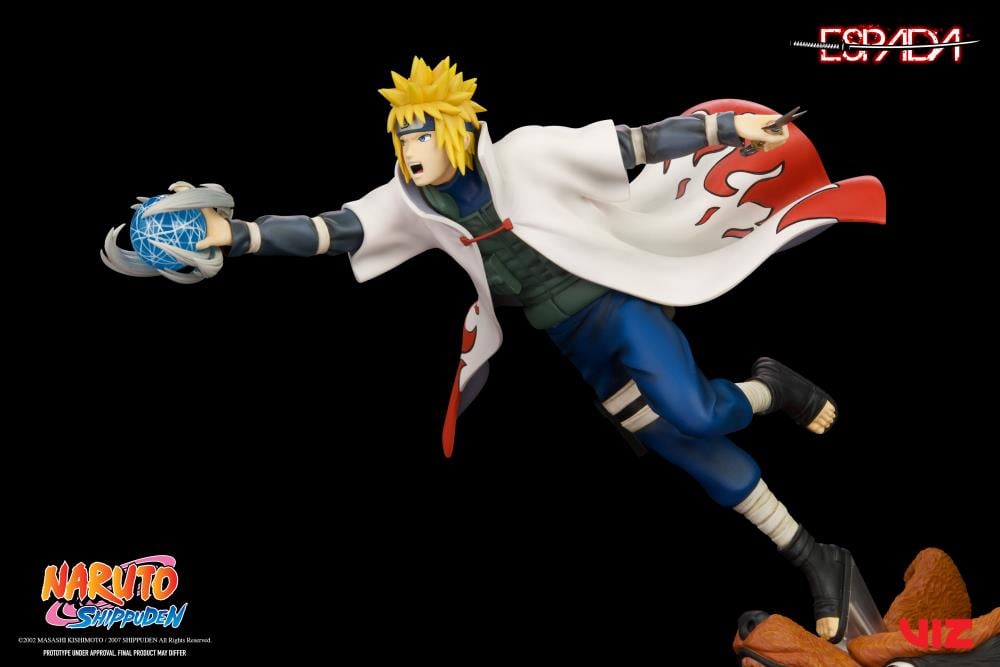 Naruto: Shippuden Minato vs. 9 Tailed Fox 1/8 Scale Limited Edition Wall Statue Gallery Image 11