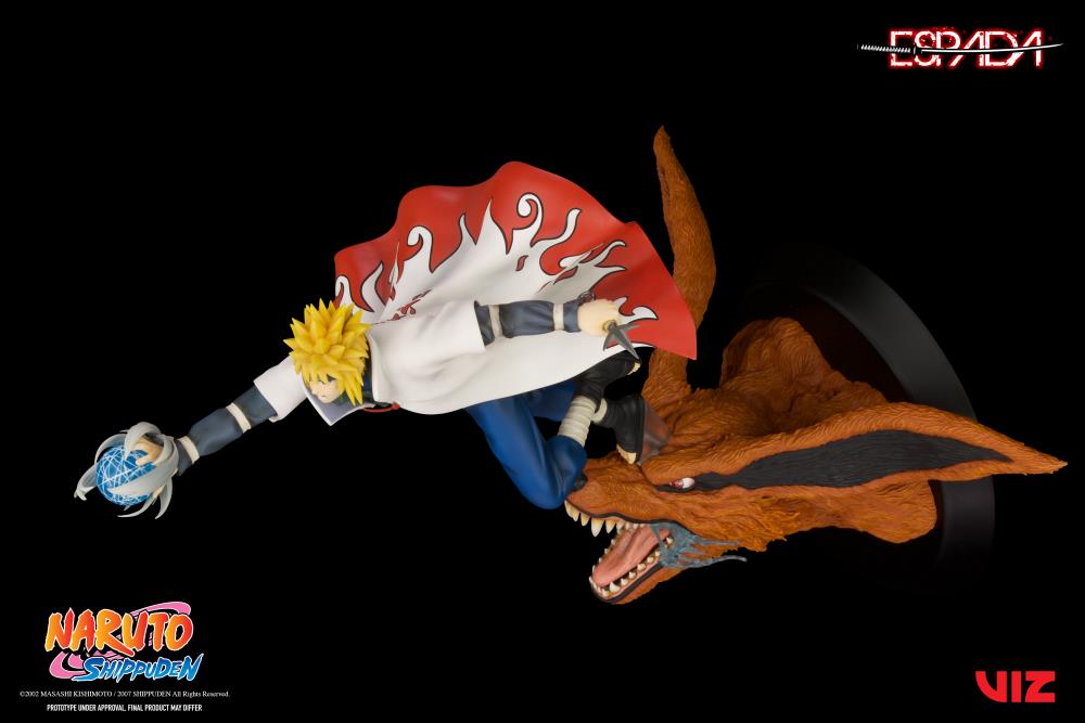 Naruto: Shippuden Minato vs. 9 Tailed Fox 1/8 Scale Limited Edition Wall Statue Gallery Image 12