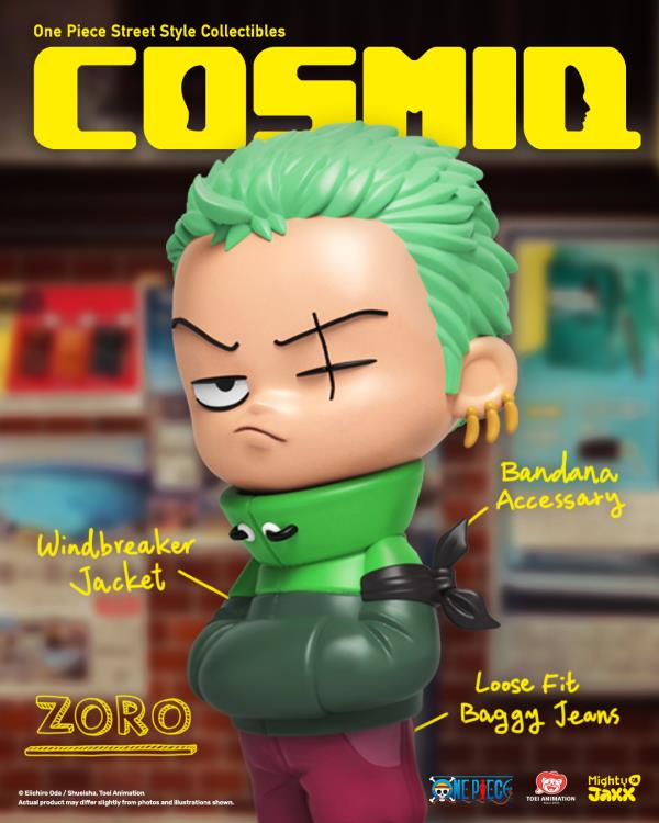 One Piece CosmiQ Roronoa Zoro Vinyl Art Collectible Figure Gallery Image 11