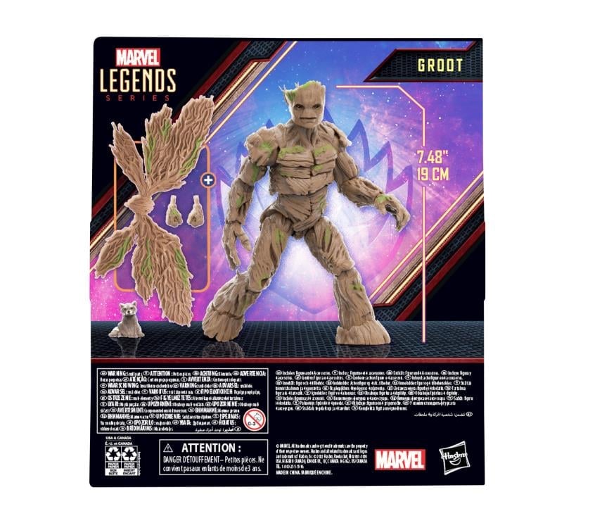 Guardians of the Galaxy Vol. 3 Marvel Legends Groot Deluxe Action Figure Gallery Image 11