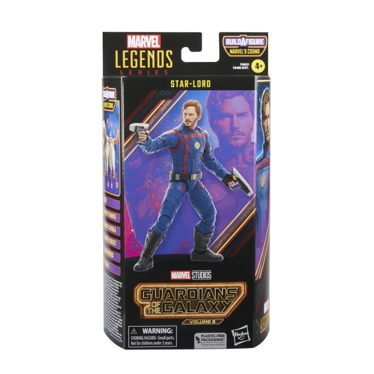 Guardians of the Galaxy Vol. 3 Marvel Legends Star-Lord Action Figure (Marvel's Cosmo BAF) Gallery Image 8