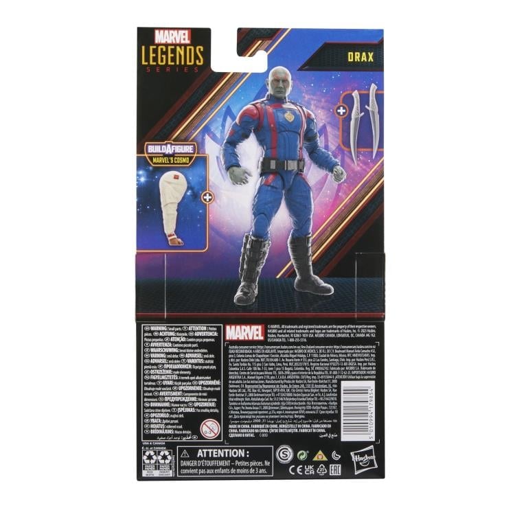 Guardians of the Galaxy Vol. 3 Marvel Legends Drax Action Figure (Marvel's Cosmo BAF) Gallery Image 10
