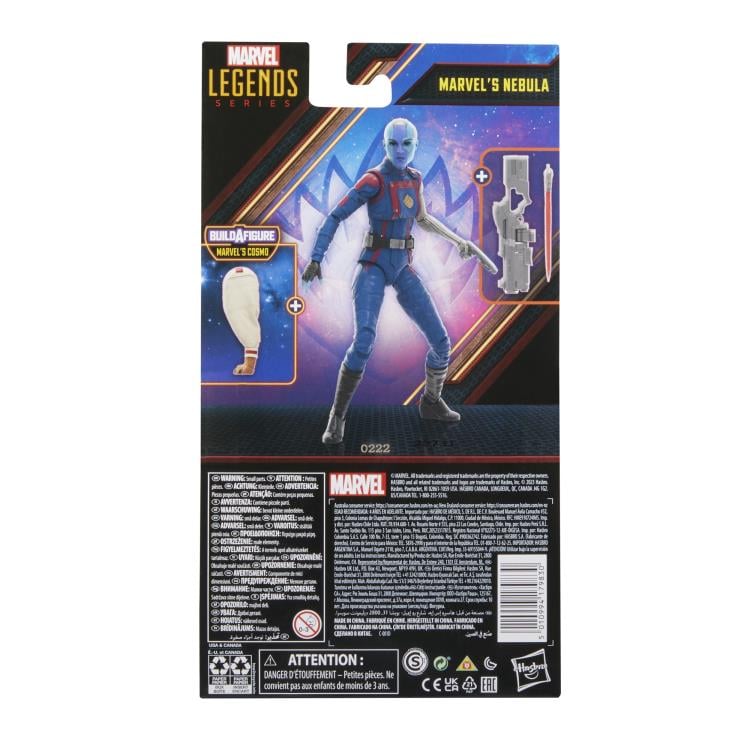 Guardians of the Galaxy Vol. 3 Marvel Legends Marvel's Nebula Action Figure (Marvel's Cosmo BAF) Gallery Image 10