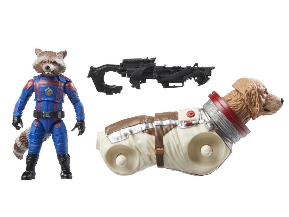 Guardians of the Galaxy Vol. 3 Marvel Legends Marvel's Rocket Action Figure (Marvel's Cosmo BAF) Gallery Image 7