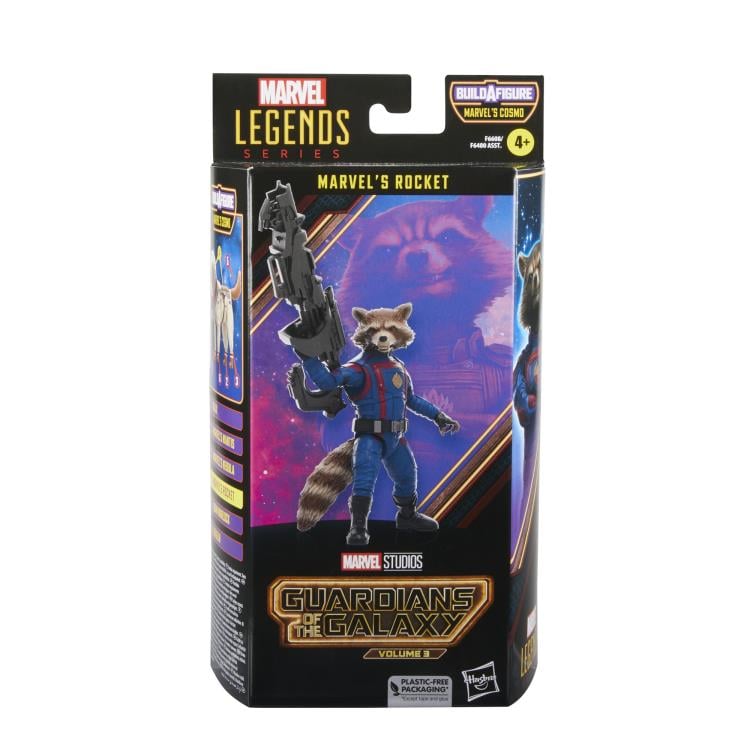 Guardians of the Galaxy Vol. 3 Marvel Legends Marvel's Rocket Action Figure (Marvel's Cosmo BAF) Gallery Image 8