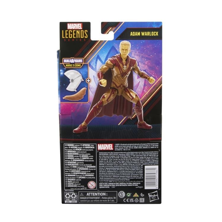 Guardians of the Galaxy Vol. 3 Marvel Legends Adam Warlock Action Figure (Marvel's Cosmo BAF) Gallery Image 9
