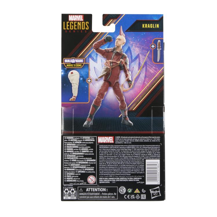 Guardians of the Galaxy Vol. 3 Marvel Legends Kraglin Action Figure (Marvel's Cosmo BAF) Gallery Image 8